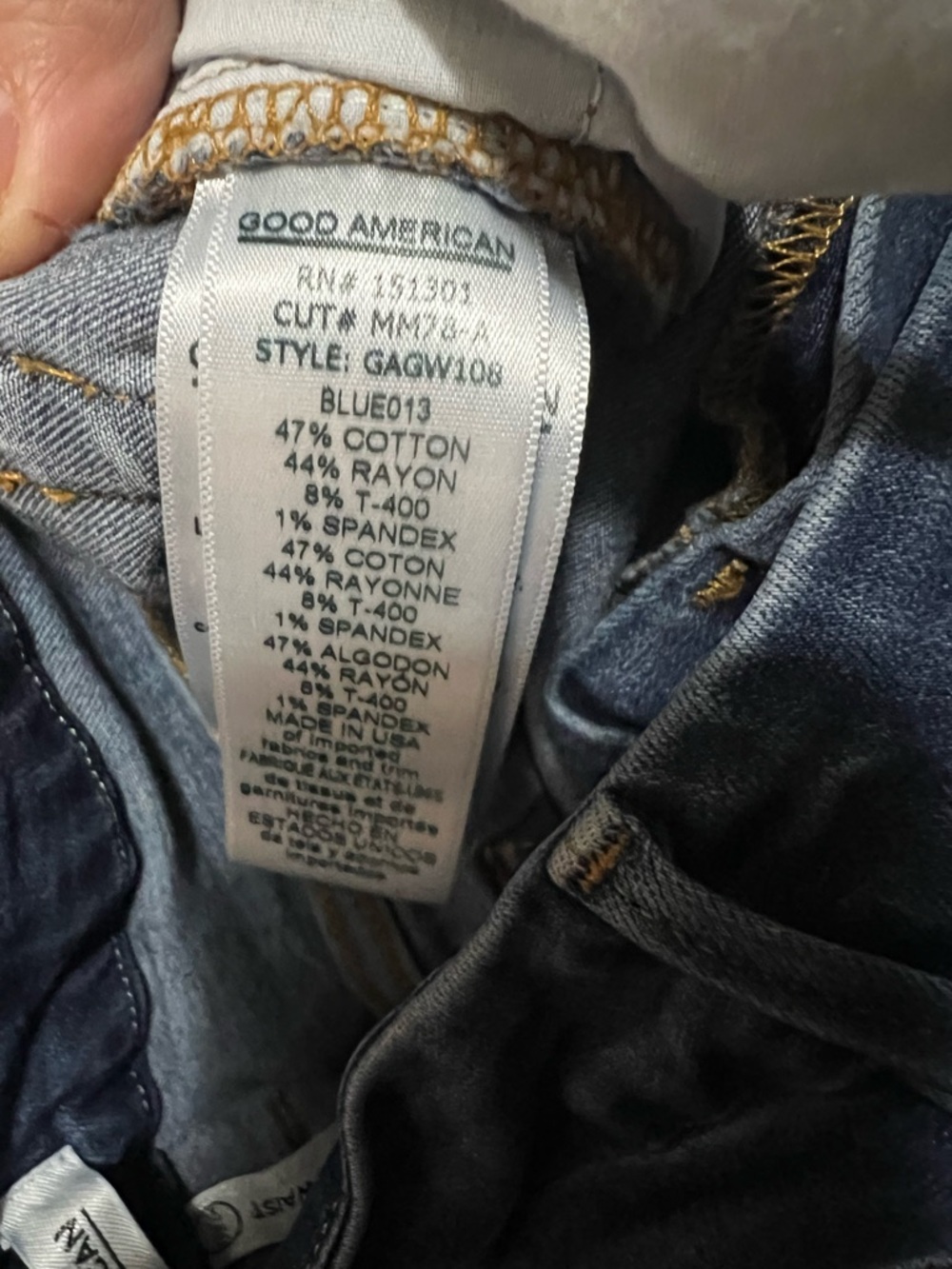 Good American Good Waist Skinny Denim Jeans - Picture 10 of 10